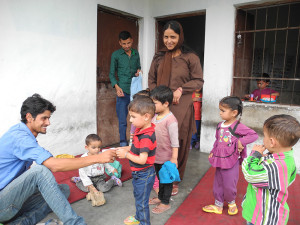 We chat to the children and the teacher and check if there is anything they need. I think they need new covers on those mats!